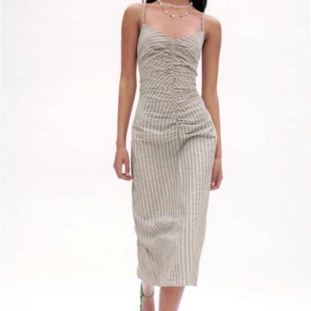Zara STRIPED RUSTIC DRESS
Straw  NWT - Picture 7 of 7